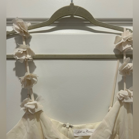 All in Favor 3D Flower Strap Minidress - Picture 4 of 7